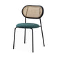 Modern Style Dining Chairs Armless Side Open Back Chair with Metal Legs for Kitchen Dark Army Green 1 Piece Clearhalo ' kitchen&dining_furn' 'Dining Chairs' 'Dining Tables & Seating' 'dining_chair' 'furn' 'furn_dining_chair' 'Furniture' 'furniture_dining_chair' 'Kitchen & Dining Furniture' 'kitchen' 4369780