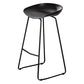 Modern Style Metal Low Back and Strap Pedal Bar Stool 30-inch Coffee Shop Bar Stool Clearhalo 'Bar Furniture' 'Bar Stools' 'bar_stools' 'furn' 'furn_bar_stools' 'furniture_bar_stools' 'Kitchen & Dining Furniture' 'kitchen&dining_furn' 'kitchen' 'kitchen_furn' Furniture' 4371618