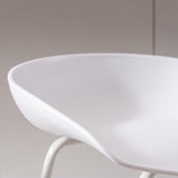 Modern Style Metal Low Back and Strap Pedal Bar Stool 30-inch Coffee Shop Bar Stool Clearhalo 'Bar Furniture' 'Bar Stools' 'bar_stools' 'furn' 'furn_bar_stools' 'furniture_bar_stools' 'Kitchen & Dining Furniture' 'kitchen&dining_furn' 'kitchen' 'kitchen_furn' Furniture' 4371623