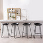 Modern Style Metal Low Back and Strap Pedal Bar Stool 30-inch Coffee Shop Bar Stool Clearhalo 'Bar Furniture' 'Bar Stools' 'bar_stools' 'furn' 'furn_bar_stools' 'furniture_bar_stools' 'Kitchen & Dining Furniture' 'kitchen&dining_furn' 'kitchen' 'kitchen_furn' Furniture' 4371625