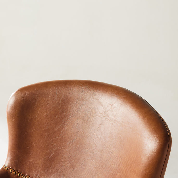 Modern Style Bar Stool Metal Base Barstools with Faux Leather Seat for Kitchen Clearhalo 'Bar Furniture' 'Bar Stools' 'bar_stools' 'furn' 'furn_bar_stools' 'furniture_bar_stools' 'Kitchen & Dining Furniture' 'kitchen&dining_furn' 'kitchen' 'kitchen_furn' Furniture' 4371644
