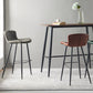 Modern Style Bar Stool Metal Base Barstools with Faux Leather Seat for Kitchen Clearhalo 'Bar Furniture' 'Bar Stools' 'bar_stools' 'furn' 'furn_bar_stools' 'furniture_bar_stools' 'Kitchen & Dining Furniture' 'kitchen&dining_furn' 'kitchen' 'kitchen_furn' Furniture' 4371654