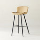 Modern Style Bar Stool Metal Base Barstools with Faux Leather Seat for Kitchen Brown 1 Piece Clearhalo 'Bar Furniture' 'Bar Stools' 'bar_stools' 'furn' 'furn_bar_stools' 'furniture_bar_stools' 'Kitchen & Dining Furniture' 'kitchen&dining_furn' 'kitchen' 'kitchen_furn' Furniture' 4371655