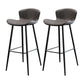 Modern Style Bar Stool Metal Base Barstools with Faux Leather Seat for Kitchen White 2 Piece Set Clearhalo 'Bar Furniture' 'Bar Stools' 'bar_stools' 'furn' 'furn_bar_stools' 'furniture_bar_stools' 'Kitchen & Dining Furniture' 'kitchen&dining_furn' 'kitchen' 'kitchen_furn' Furniture' 4371659
