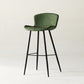Modern Style Bar Stool Metal Base Barstools with Faux Leather Seat for Kitchen Aqua 1 Piece Clearhalo 'Bar Furniture' 'Bar Stools' 'bar_stools' 'furn' 'furn_bar_stools' 'furniture_bar_stools' 'Kitchen & Dining Furniture' 'kitchen&dining_furn' 'kitchen' 'kitchen_furn' Furniture' 4371664
