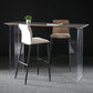 Upholstered Modern Counter Bar Stool Armless Backrest Bar Stool with Metal Base Clearhalo 'Bar Furniture' 'Bar Stools' 'bar_stools' 'furn' 'furn_bar_stools' 'furniture_bar_stools' 'Kitchen & Dining Furniture' 'kitchen&dining_furn' 'kitchen' 'kitchen_furn' Furniture' 4371681