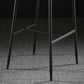 Upholstered Modern Counter Bar Stool Armless Backrest Bar Stool with Metal Base Clearhalo 'Bar Furniture' 'Bar Stools' 'bar_stools' 'furn' 'furn_bar_stools' 'furniture_bar_stools' 'Kitchen & Dining Furniture' 'kitchen&dining_furn' 'kitchen' 'kitchen_furn' Furniture' 4371689