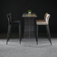 Upholstered Modern Counter Bar Stool Armless Backrest Bar Stool with Metal Base Clearhalo 'Bar Furniture' 'Bar Stools' 'bar_stools' 'furn' 'furn_bar_stools' 'furniture_bar_stools' 'Kitchen & Dining Furniture' 'kitchen&dining_furn' 'kitchen' 'kitchen_furn' Furniture' 4371693