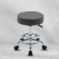 Adjustable Modern Counter Bar Stool Armless Leather Backless Bar Stool with Metal Base Clearhalo 'Bar Furniture' 'Bar Stools' 'bar_stools' 'furn' 'furn_bar_stools' 'furniture_bar_stools' 'Kitchen & Dining Furniture' 'kitchen&dining_furn' 'kitchen' 'kitchen_furn' Furniture' 4371705