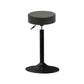 Adjustable Modern Counter Bar Stool Armless Leather Backless Bar Stool with Metal Base Black Bar Stool(33"H) Clearhalo 'Bar Furniture' 'Bar Stools' 'bar_stools' 'furn' 'furn_bar_stools' 'furniture_bar_stools' 'Kitchen & Dining Furniture' 'kitchen&dining_furn' 'kitchen' 'kitchen_furn' Furniture' 4371708