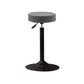 Adjustable Modern Counter Bar Stool Armless Leather Backless Bar Stool with Metal Base Gray Bar Stool(33"H) Clearhalo 'Bar Furniture' 'Bar Stools' 'bar_stools' 'furn' 'furn_bar_stools' 'furniture_bar_stools' 'Kitchen & Dining Furniture' 'kitchen&dining_furn' 'kitchen' 'kitchen_furn' Furniture' 4371712
