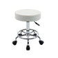 Adjustable Modern Counter Bar Stool Armless Leather Backless Bar Stool with Metal Base White Counter Stool(26"H) Clearhalo 'Bar Furniture' 'Bar Stools' 'bar_stools' 'furn' 'furn_bar_stools' 'furniture_bar_stools' 'Kitchen & Dining Furniture' 'kitchen&dining_furn' 'kitchen' 'kitchen_furn' Furniture' 4371713
