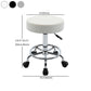Adjustable Modern Counter Bar Stool Armless Leather Backless Bar Stool with Metal Base Clearhalo 'Bar Furniture' 'Bar Stools' 'bar_stools' 'furn' 'furn_bar_stools' 'furniture_bar_stools' 'Kitchen & Dining Furniture' 'kitchen&dining_furn' 'kitchen' 'kitchen_furn' Furniture' 4371720