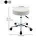 Adjustable Modern Counter Bar Stool Armless Leather Backless Bar Stool with Metal Base Clearhalo 'Bar Furniture' 'Bar Stools' 'bar_stools' 'furn' 'furn_bar_stools' 'furniture_bar_stools' 'Kitchen & Dining Furniture' 'kitchen&dining_furn' 'kitchen' 'kitchen_furn' Furniture' 4371721