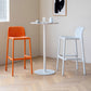 Modern Armless Backrest Counter Stool Plastic Cafe Bar Stool with Plastic Seat Clearhalo 'Bar Furniture' 'Bar Stools' 'bar_stools' 'furn' 'furn_bar_stools' 'furniture_bar_stools' 'Kitchen & Dining Furniture' 'kitchen&dining_furn' 'kitchen' 'kitchen_furn' Furniture' 4371754