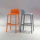 Modern Armless Backrest Counter Stool Plastic Cafe Bar Stool with Plastic Seat Clearhalo 'Bar Furniture' 'Bar Stools' 'bar_stools' 'furn' 'furn_bar_stools' 'furniture_bar_stools' 'Kitchen & Dining Furniture' 'kitchen&dining_furn' 'kitchen' 'kitchen_furn' Furniture' 4371768