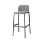 Modern Armless Backrest Counter Stool Plastic Cafe Bar Stool with Plastic Seat Dark Gray 1 Piece Bar Stool(30"H) Clearhalo 'Bar Furniture' 'Bar Stools' 'bar_stools' 'furn' 'furn_bar_stools' 'furniture_bar_stools' 'Kitchen & Dining Furniture' 'kitchen&dining_furn' 'kitchen' 'kitchen_furn' Furniture' 4371803