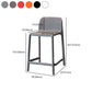 Modern Armless Backrest Counter Stool Plastic Cafe Bar Stool with Plastic Seat Clearhalo 'Bar Furniture' 'Bar Stools' 'bar_stools' 'furn' 'furn_bar_stools' 'furniture_bar_stools' 'Kitchen & Dining Furniture' 'kitchen&dining_furn' 'kitchen' 'kitchen_furn' Furniture' 4371832