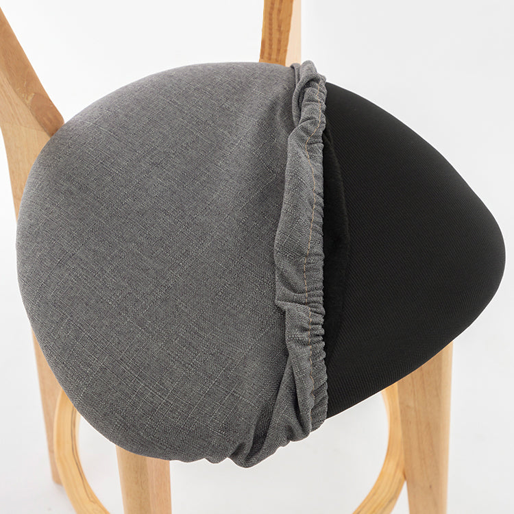 Modern Armless Backrest Counter Stool Wood Household Bar Stool with Cushion and Pedal Clearhalo 'Bar Furniture' 'Bar Stools' 'bar_stools' 'furn' 'furn_bar_stools' 'furniture_bar_stools' 'Kitchen & Dining Furniture' 'kitchen&dining_furn' 'kitchen' 'kitchen_furn' Furniture' 4372079