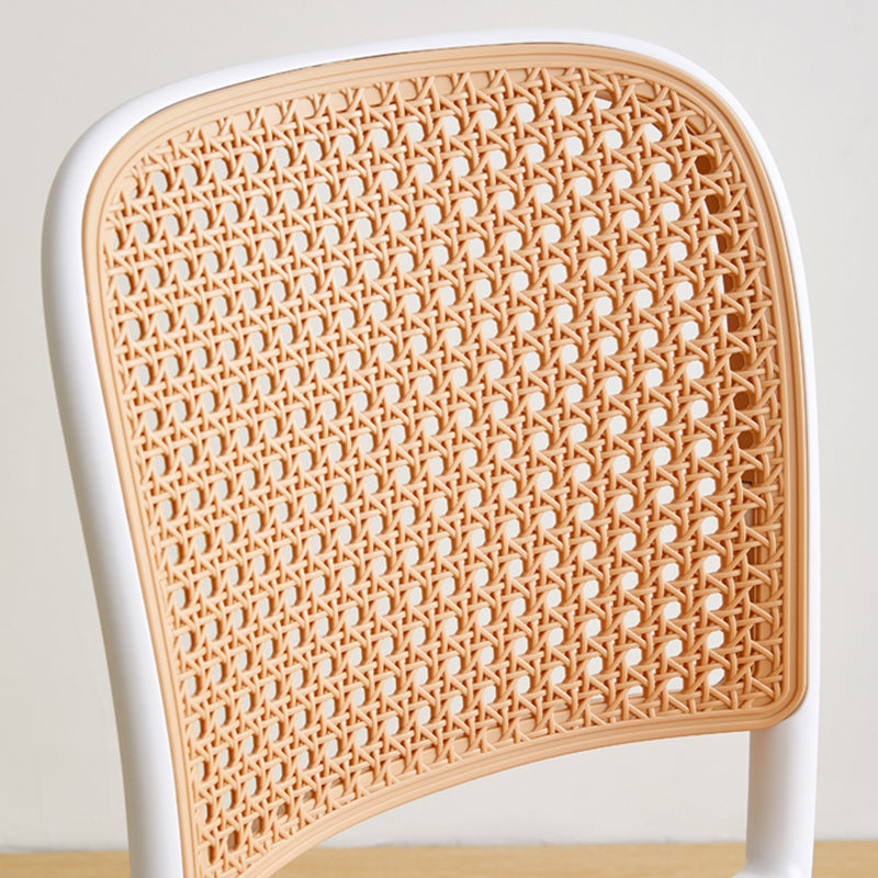 Backrest Bar And Counter Stool Antique Rattan Home Modern Minimalist Leisure High Chair Clearhalo 'Bar Furniture' 'Bar Stools' 'bar_stools' 'furn' 'furn_bar_stools' 'furniture_bar_stools' 'Kitchen & Dining Furniture' 'kitchen&dining_furn' 'kitchen' 'kitchen_furn' Furniture' 4374384