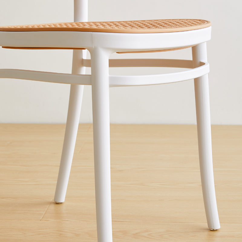 Backrest Bar And Counter Stool Antique Rattan Home Modern Minimalist Leisure High Chair Clearhalo 'Bar Furniture' 'Bar Stools' 'bar_stools' 'furn' 'furn_bar_stools' 'furniture_bar_stools' 'Kitchen & Dining Furniture' 'kitchen&dining_furn' 'kitchen' 'kitchen_furn' Furniture' 4374388