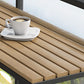 Metal Rectangle Fixed Table Bistro Bar Desk Outdoor Modern Bar Height Cocktail Table Clearhalo 'Bar Furniture' 'Bar Tables' 'bar_tables' 'furn' 'furn_bar_tables' 'Furniture' 'furniture_bar_tables' 'Kitchen & Dining Furniture' 4374611