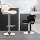 Swivel Modern PU Leather Bar Stools Adjustable Height Backrest Counter Chair Clearhalo 'Bar Furniture' 'Bar Stools' 'bar_stools' 'furn' 'furn_bar_stools' 'furniture_bar_stools' 'Kitchen & Dining Furniture' 'kitchen&dining_furn' 'kitchen' 'kitchen_furn' Furniture' 4374694