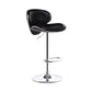 Swivel Modern PU Leather Bar Stools Adjustable Height Backrest Counter Chair Black 1 Piece Clearhalo 'Bar Furniture' 'Bar Stools' 'bar_stools' 'furn' 'furn_bar_stools' 'furniture_bar_stools' 'Kitchen & Dining Furniture' 'kitchen&dining_furn' 'kitchen' 'kitchen_furn' Furniture' 4374731