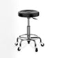 Modern Armless Liftable Counter Stool Iron Bedroom Bar Stool with Cushion and Pedal Gold-Black Clearhalo 'Bar Furniture' 'Bar Stools' 'bar_stools' 'furn' 'furn_bar_stools' 'furniture_bar_stools' 'Kitchen & Dining Furniture' 'kitchen&dining_furn' 'kitchen' 'kitchen_furn' Furniture' 4380185