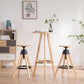 Adjustable Modern Counter Bar Stool Armless Wood Backless Bar Stool with Swivel Clearhalo 'Bar Furniture' 'Bar Stools' 'bar_stools' 'furn' 'furn_bar_stools' 'furniture_bar_stools' 'Kitchen & Dining Furniture' 'kitchen&dining_furn' 'kitchen' 'kitchen_furn' Furniture' 4380210