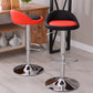 Modern Liftable Backrest Counter Stool Steel Household Bar Stool with Cushion and Pedal Clearhalo 'Bar Furniture' 'Bar Stools' 'bar_stools' 'furn' 'furn_bar_stools' 'furniture_bar_stools' 'Kitchen & Dining Furniture' 'kitchen&dining_furn' 'kitchen' 'kitchen_furn' Furniture' 4380220