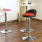 Modern Liftable Backrest Counter Stool Steel Household Bar Stool with Cushion and Pedal Clearhalo 'Bar Furniture' 'Bar Stools' 'bar_stools' 'furn' 'furn_bar_stools' 'furniture_bar_stools' 'Kitchen & Dining Furniture' 'kitchen&dining_furn' 'kitchen' 'kitchen_furn' Furniture' 4380222