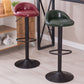 Modern Liftable Backrest Counter Stool Steel Household Bar Stool with Cushion and Pedal Clearhalo 'Bar Furniture' 'Bar Stools' 'bar_stools' 'furn' 'furn_bar_stools' 'furniture_bar_stools' 'Kitchen & Dining Furniture' 'kitchen&dining_furn' 'kitchen' 'kitchen_furn' Furniture' 4380224