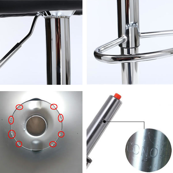 Modern Liftable Backrest Counter Stool Steel Household Bar Stool with Cushion and Pedal Clearhalo 'Bar Furniture' 'Bar Stools' 'bar_stools' 'furn' 'furn_bar_stools' 'furniture_bar_stools' 'Kitchen & Dining Furniture' 'kitchen&dining_furn' 'kitchen' 'kitchen_furn' Furniture' 4380230