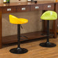 Modern Liftable Backrest Counter Stool Steel Household Bar Stool with Cushion and Pedal Clearhalo 'Bar Furniture' 'Bar Stools' 'bar_stools' 'furn' 'furn_bar_stools' 'furniture_bar_stools' 'Kitchen & Dining Furniture' 'kitchen&dining_furn' 'kitchen' 'kitchen_furn' Furniture' 4380232