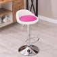 Modern Liftable Backrest Counter Stool Steel Household Bar Stool with Cushion and Pedal White-Red 1 Piece Clearhalo 'Bar Furniture' 'Bar Stools' 'bar_stools' 'furn' 'furn_bar_stools' 'furniture_bar_stools' 'Kitchen & Dining Furniture' 'kitchen&dining_furn' 'kitchen' 'kitchen_furn' Furniture' 4380233