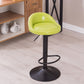 Modern Liftable Backrest Counter Stool Steel Household Bar Stool with Cushion and Pedal Light Green 1 Piece Clearhalo 'Bar Furniture' 'Bar Stools' 'bar_stools' 'furn' 'furn_bar_stools' 'furniture_bar_stools' 'Kitchen & Dining Furniture' 'kitchen&dining_furn' 'kitchen' 'kitchen_furn' Furniture' 4380290