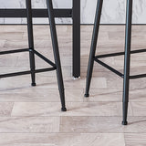 Modern Metal Upholstered Bar Stool Bristol Bar Stool with Iron Legs and Cushion Clearhalo 'Bar Furniture' 'Bar Stools' 'bar_stools' 'furn' 'furn_bar_stools' 'furniture_bar_stools' 'Kitchen & Dining Furniture' 'kitchen&dining_furn' 'kitchen' 'kitchen_furn' Furniture' 4380377