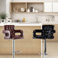 Modern Armed PU Upholstery Bar Stool Adjustable Swivel Backrest Counter Chair Clearhalo 'Bar Furniture' 'Bar Stools' 'bar_stools' 'furn' 'furn_bar_stools' 'furniture_bar_stools' 'Kitchen & Dining Furniture' 'kitchen&dining_furn' 'kitchen' 'kitchen_furn' Furniture' 4380518