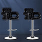 Modern Armed PU Upholstery Bar Stool Adjustable Swivel Backrest Counter Chair Clearhalo 'Bar Furniture' 'Bar Stools' 'bar_stools' 'furn' 'furn_bar_stools' 'furniture_bar_stools' 'Kitchen & Dining Furniture' 'kitchen&dining_furn' 'kitchen' 'kitchen_furn' Furniture' 4380530