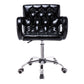 Modern Armed PU Upholstery Bar Stool Adjustable Swivel Backrest Counter Chair Black 1 Piece Clearhalo 'Bar Furniture' 'Bar Stools' 'bar_stools' 'furn' 'furn_bar_stools' 'furniture_bar_stools' 'Kitchen & Dining Furniture' 'kitchen&dining_furn' 'kitchen' 'kitchen_furn' Furniture' 4380531