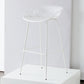 Modern Plastic Seats Barstool Metal 4 Legs Macron Bar Stool for Indoor 1 Piece White Clearhalo 'Bar Furniture' 'Bar Stools' 'bar_stools' 'furn' 'furn_bar_stools' 'furniture_bar_stools' 'Kitchen & Dining Furniture' 'kitchen&dining_furn' 'kitchen' 'kitchen_furn' Furniture' 4380576