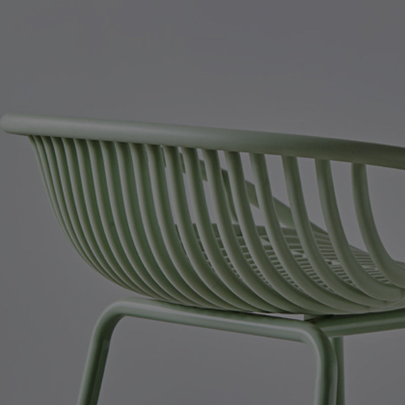 Modern Plastic Seats Barstool Metal 4 Legs Macron Bar Stool for Indoor 1 Piece Clearhalo 'Bar Furniture' 'Bar Stools' 'bar_stools' 'furn' 'furn_bar_stools' 'furniture_bar_stools' 'Kitchen & Dining Furniture' 'kitchen&dining_furn' 'kitchen' 'kitchen_furn' Furniture' 4380579