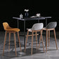 Nordic Style Plastic Wood Barstool 4 Legs Backrest Colorful Bar Stool, Set of 2 Clearhalo 'Bar Furniture' 'Bar Stools' 'bar_stools' 'furn' 'furn_bar_stools' 'furniture_bar_stools' 'Kitchen & Dining Furniture' 'kitchen&dining_furn' 'kitchen' 'kitchen_furn' Furniture' 4380609
