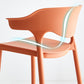 Nordic Style Plastic Seats Barstool 4 Legs Backrest Colorful Bar Stool (set of 2) Clearhalo 'Bar Furniture' 'Bar Stools' 'bar_stools' 'furn' 'furn_bar_stools' 'furniture_bar_stools' 'Kitchen & Dining Furniture' 'kitchen&dining_furn' 'kitchen' 'kitchen_furn' Furniture' 4380623