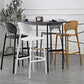 Contemporary Stackable Counter Stools Colorful Indoor Bar Stool, Set of 4 Clearhalo 'Bar Furniture' 'Bar Stools' 'bar_stools' 'furn' 'furn_bar_stools' 'furniture_bar_stools' 'Kitchen & Dining Furniture' 'kitchen&dining_furn' 'kitchen' 'kitchen_furn' Furniture' 4380669