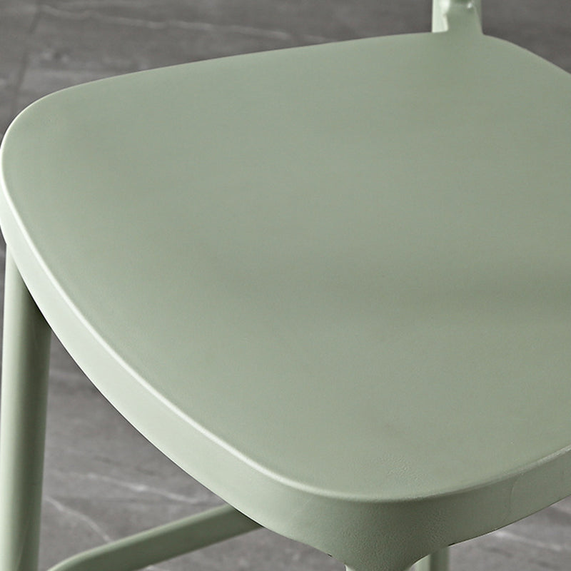 Contemporary Stackable Counter Stools Colorful Indoor Bar Stool, Set of 4 Clearhalo 'Bar Furniture' 'Bar Stools' 'bar_stools' 'furn' 'furn_bar_stools' 'furniture_bar_stools' 'Kitchen & Dining Furniture' 'kitchen&dining_furn' 'kitchen' 'kitchen_furn' Furniture' 4380678