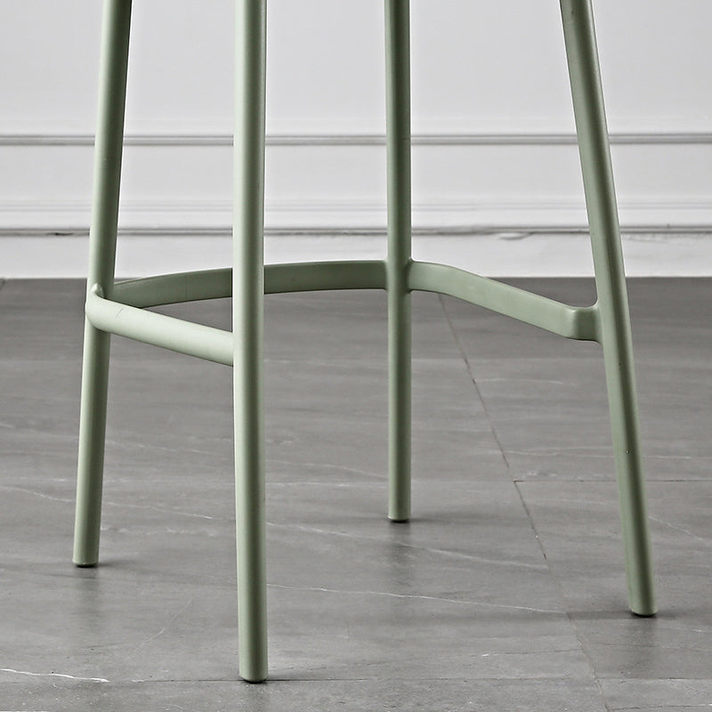 Contemporary Stackable Counter Stools Colorful Indoor Bar Stool, Set of 4 Clearhalo 'Bar Furniture' 'Bar Stools' 'bar_stools' 'furn' 'furn_bar_stools' 'furniture_bar_stools' 'Kitchen & Dining Furniture' 'kitchen&dining_furn' 'kitchen' 'kitchen_furn' Furniture' 4380679