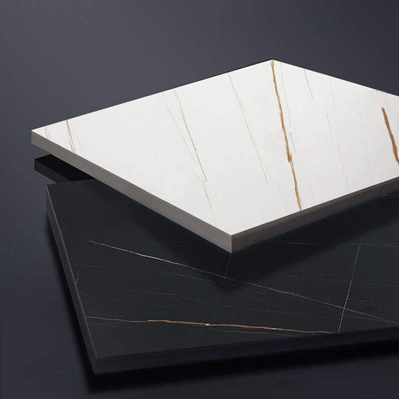 Industrial Black Iron Bar Table Faux Marble Rectangle Top 41.3"H Bistro Table Clearhalo 'Bar Furniture' 'Bar Tables' 'bar_tables' 'furn' 'furn_bar_tables' 'Furniture' 'furniture_bar_tables' 'Kitchen & Dining Furniture' 'kitchen&dining_furn' 'kitchen' 4380940