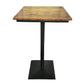 Industrial Black Iron Bar Table Wood Top Indoor 41.3"H Bistro Table with Pedestal Clearhalo 'Bar Furniture' 'Bar Tables' 'bar_tables' 'furn' 'furn_bar_tables' 'Furniture' 'furniture_bar_tables' 'Kitchen & Dining Furniture' 'kitchen&dining_furn' 'kitchen' 4380985